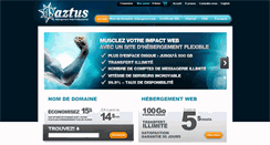 Desktop Screenshot of eu.aztus.com