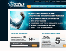 Tablet Screenshot of eu.aztus.com